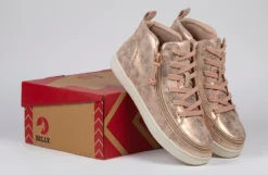 FINAL SALE - Women's Rose Gold BILLY Sneaker Lace Mid Tops -Style Step Shoes Shop BW22135 680 studio 2 940x614 28b03309 5e7d 491e a43f 74221d1d7f43
