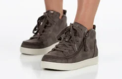 FINAL SALE - Women's Espresso BILLY Sneaker Lace Mid Tops -Style Step Shoes Shop BW22335 250 studio standing 2 940x614 d25a8444 283e 4b42 845a e2cead36bb9c
