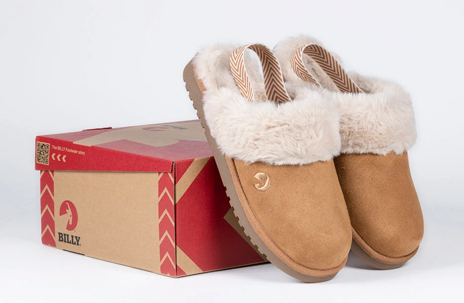 Women's Chestnut BILLY Cozy Sling Scuff 7 Women's Chestnut BILLY Cozy Sling Scuff - Image 7
