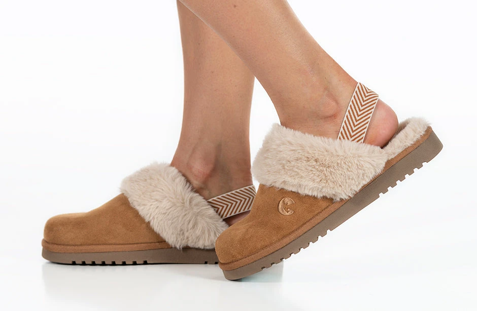 Women's Chestnut BILLY Cozy Sling Scuff 9 Women's Chestnut BILLY Cozy Sling Scuff - Image 9