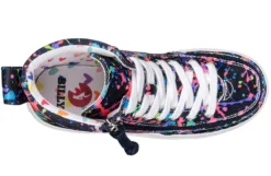 Sasha Splatter BILLY Classic Lace High Tops -Style Step Shoes Shop bk23100 009 top 940x614 52454109299 o