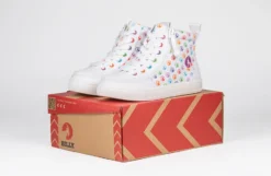 Rainbow Polka BILLY Classic Lace High Tops -Style Step Shoes Shop bk23100 111 onbox 1 940x614 52489753825 o