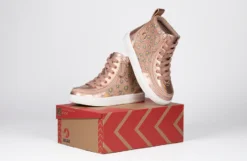 Rose Gold Daisy BILLY Classic Lace High Tops -Style Step Shoes Shop bk23100 680 on box 3 940x614 52549973251 o
