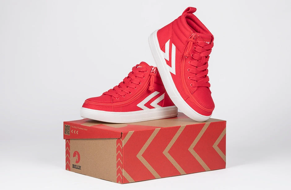 Red/White BILLY CS Sneaker High Tops 9 Red/White BILLY CS Sneaker High Tops - Image 9